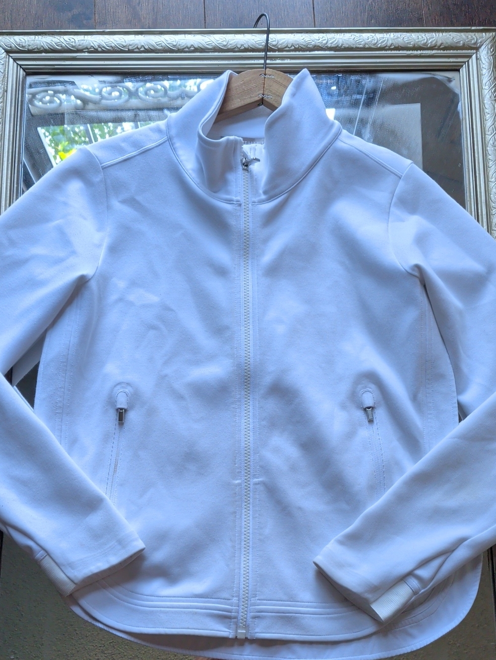 Athleta White Women's Full-Zip Bomber Jacket